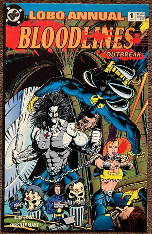 Lobo Annual Bloodlines Outbreak #1 - DC Comics - 1993