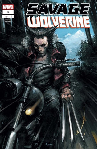 Savage Wolverine #1 - Marvel Comics - 2025 - Clayton Crain Variant