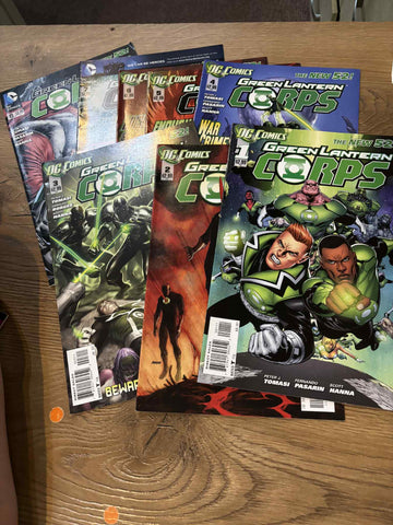 Green Lantern Corps #1-8 - DC Comics - 2011  - Run