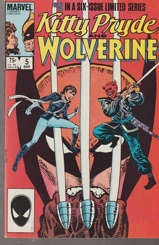 Kitty Pryde and Wolverine #5 - Marvel Comics - 1984