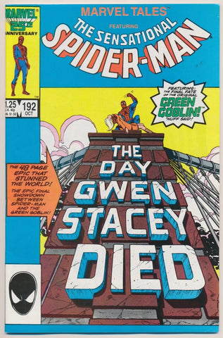 Marvel Tales #192 - Marvel Comics - 1986
