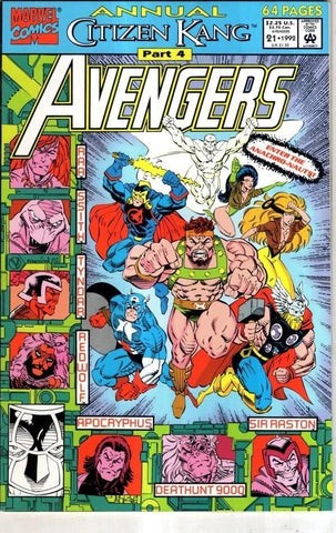 The Avengers Annual #21 - Marvel Comics - 1992 - Anachronauts Victor Timely