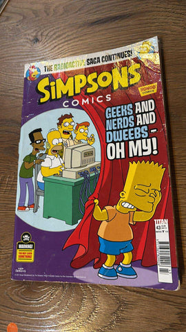 Simpsons Comics #43 - Bongo Comics/Titan - 2021