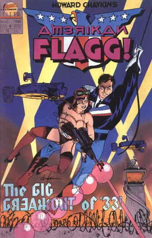 American Flagg! #4 - First Comics - 1988