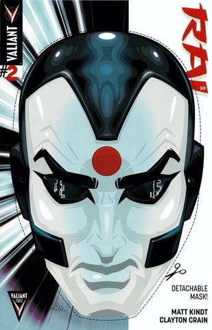 Rai #2 - Valiant Comics - 2014 - Detachable Mask Variant