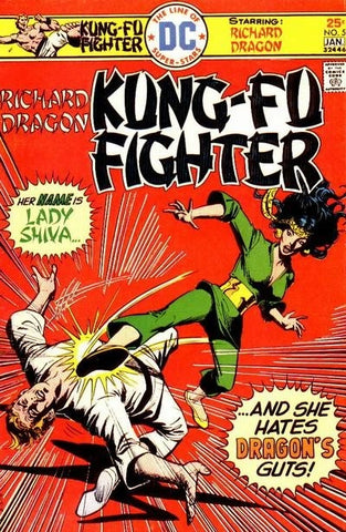 Richard Dragon, Kung-Fu Fighter #5 - DC Comics - 1975 - 1st Lady Shiva