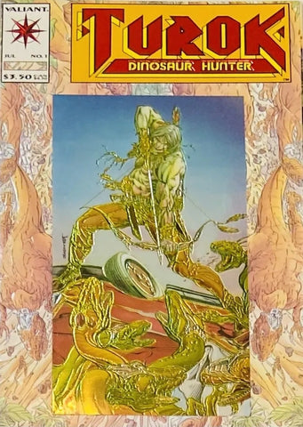Turok Dinosaur Hunter #1 - Valiant - 1993 - Foil Print