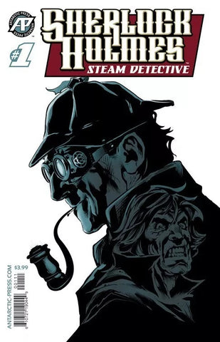 Sherlock Holmes: Steam Detective #1 - Antarctic Press - 2015