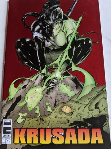Krusada #1 - Entity Comics - 1996 - Metallic Cover