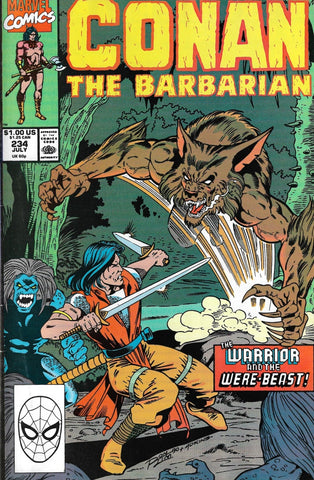 Conan The Barbarian #234 - Marvel Comics - 1990