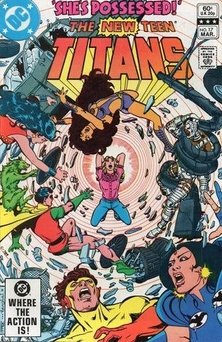 New Teen Titans #17 - #20 (4x Comics RUN) - DC Comics - 1982