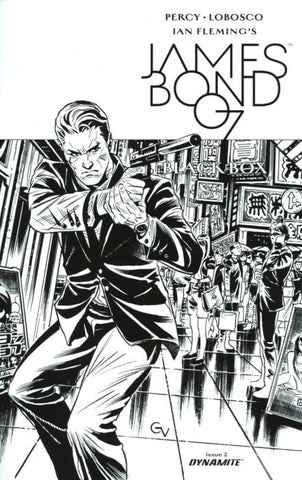 James Bond 007: Black Box #2 - Dynamite - 2017 - Cover D B&W