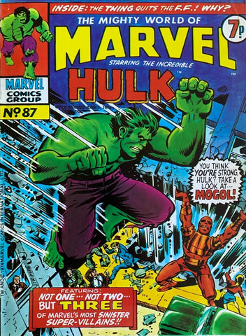 The Mighty World of Marvel #87 and #88 - Marvel/British - 1974