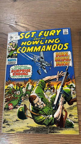 Sgt Fury #71 - Marvel Comics - 1969