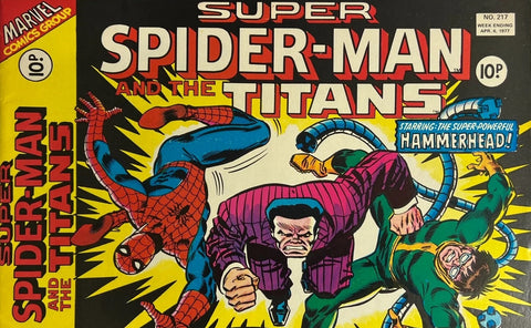 Super Spider-Man with the Super-Heroes #217 - Marvel/British - 1977