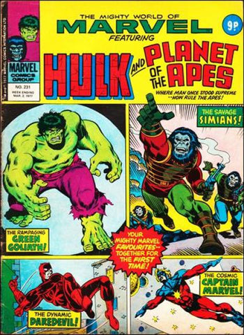 The Mighty World of Marvel #231 - Marvel Comics / British - 1977