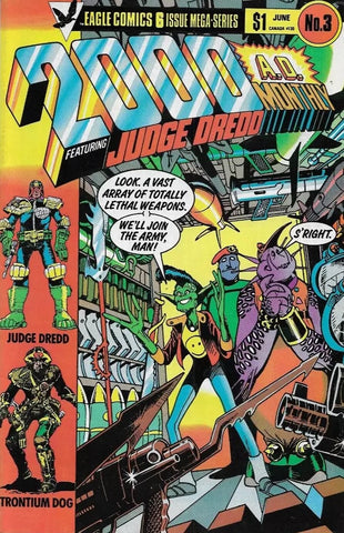 2000 AD Monthly #3 - Eagle Comics - 1985