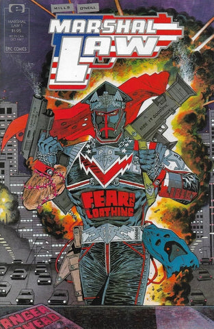 Marshall Law #1 - Epic Comics - 1987 - 1st Appearance of Marshal Law