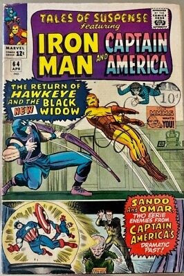 Tales Of Suspense #64 - Marvel - 1965 - 1st Black Widow Costume - Low Grade