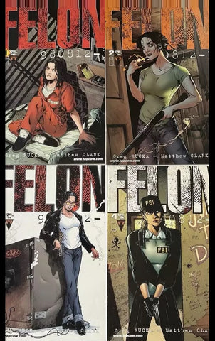 Felon #1 - #4 (Set) - Top Cow - 2001