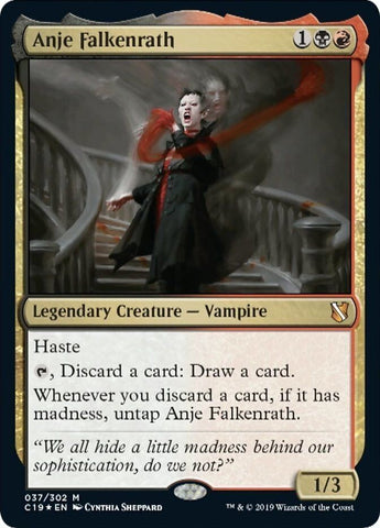 Anje Falkenrath FOIL - MTG Magic the Gathering Card