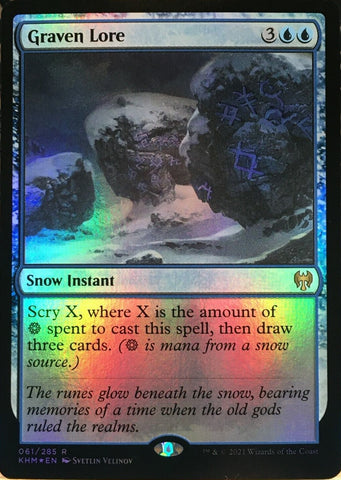 Graven Lore FOIL - MTG Magic the Gathering Card