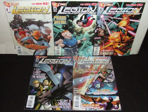 Legion Of Super-Heroes #1 - #5 (5x Comics RUN) - DC Comics - 2011
