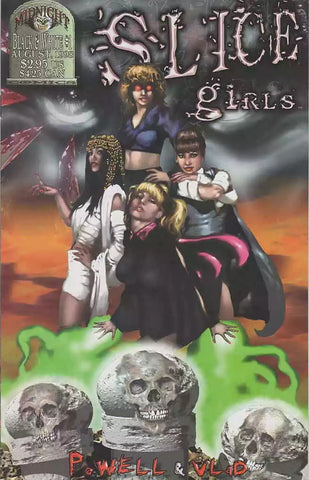 Slice Girls: Black & White #1 - Midnight - 1998 - RARE, Low Print Run