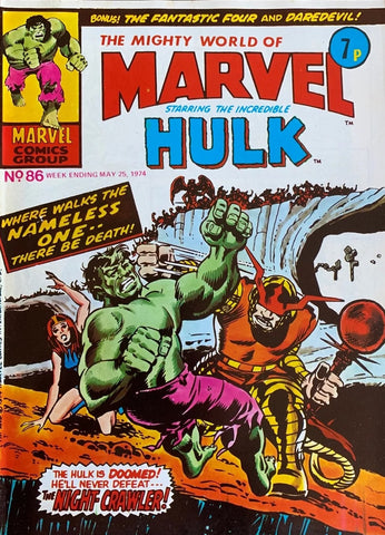 The Mighty World of Marvel #86 - Marvel/British - 1974