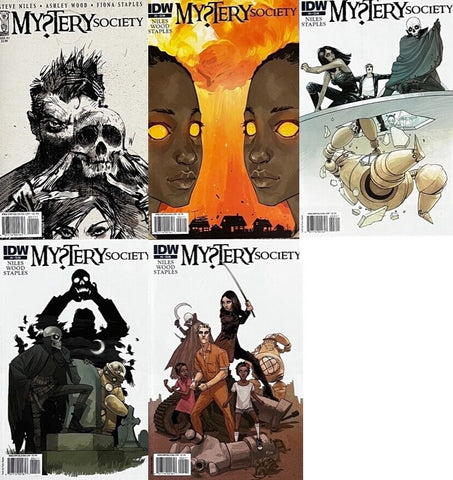 Mystery Society #1-#5 (5x Comics Set) - IDW Publishing - 2010