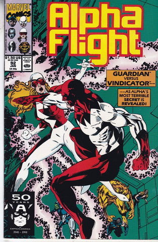 Alpha Flight #92 - Marvel Comics - 1990