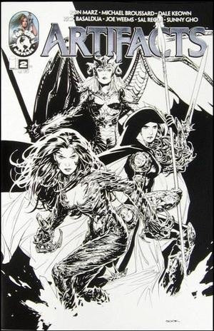 Artifacts #2 - Top Cow - 2011 - Cover G Ryan Sook B/W Cover 2nd Printing