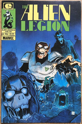 Alien Legion #20 - Marvel/Epic Comics - 1987