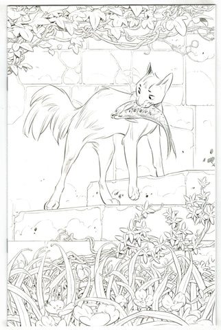 Animal Castle #3 - Ablaze - 2022 - 1:20 Felix Delep Wrap Sketch Variant