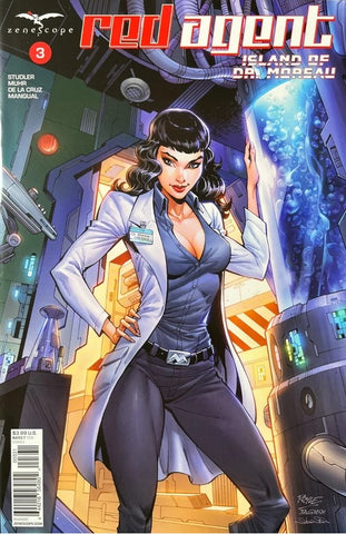 Red Agent: Island of Dr Moreau #3 - Zenescope Comic - 2019 - Cover C