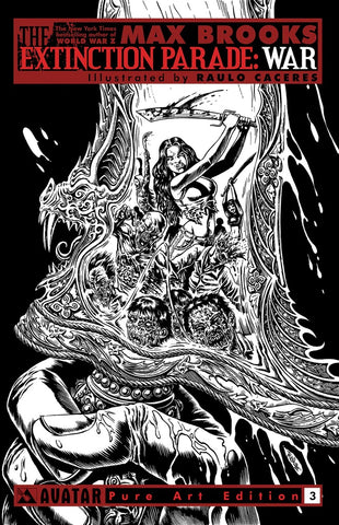 Extinction Parade #3 - Avatar Comics - 2013 - Pure Art Variant