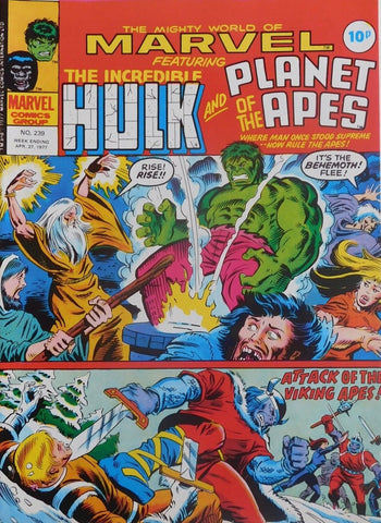 The Mighty World of Marvel #239 - Marvel Comics / British - 1977