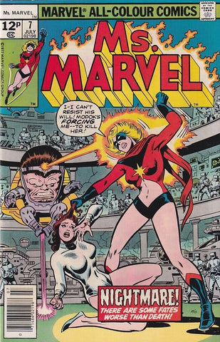 Ms Marvel #7 - Marvel Comics - 1976