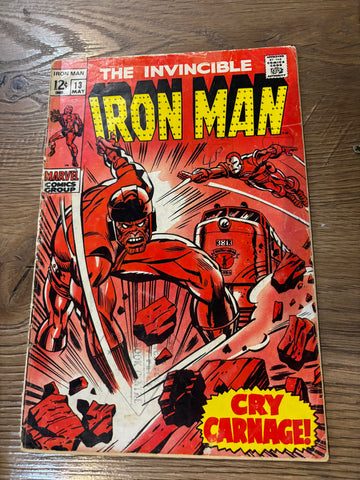 Invincible Iron Man #13 - Marvel Comics - 1969