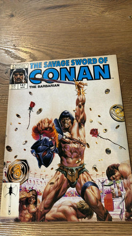 Savage Sword of Conan #147 - Marvel Magazines - 1988