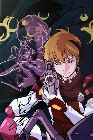 Robotech: Remix #1 - Titan - 2019 - NYCC Virgin Variant - Triple Signed
