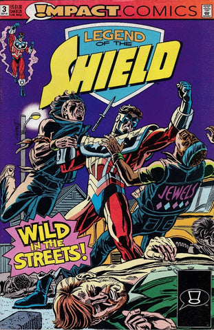 Legend Of The Shield #3 - Impact Comics - 1991