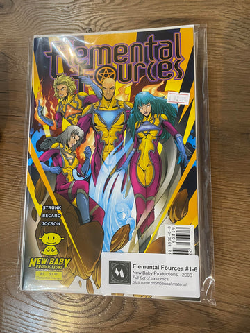 Elemental Fources #1-6 - New Baby Productions - 2008