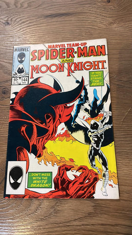 Marvel Team-Up Spider-Man and Moon Knight #144 - Marvel Comics - 1984