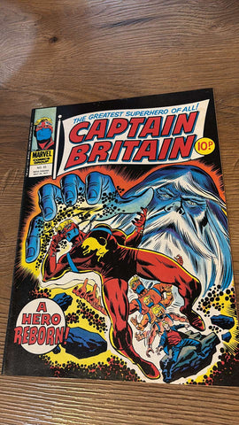 Captain Britain #33 - Marvel/British Comics - 1977