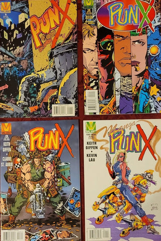 Punx #1-3 + Punx Manga Special (4 x Comics LOT) - Valiant - 1995-1996
