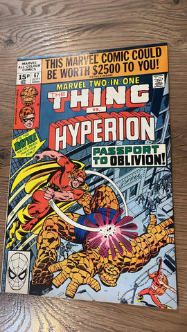 Marvel Two-in-one #67 - Marvel Comics - 1980