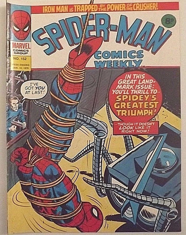 Spider-Man Comics Weekly #152 - Marvel / British - 1976
