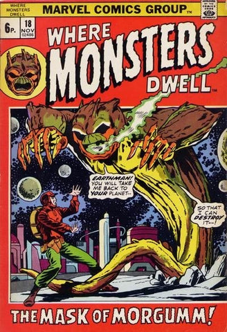 Where Monsters Dwell #18 - Marvel Comics - 1972
