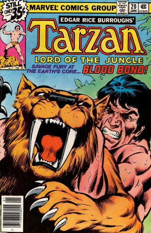 Tarzan #8 - Marvel Comics - 1978